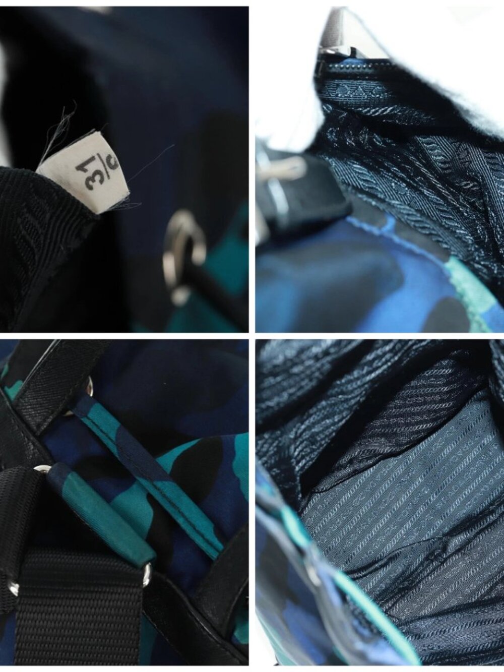 PRADA Backpack Nylon Multicolor - Picture 15 of 16